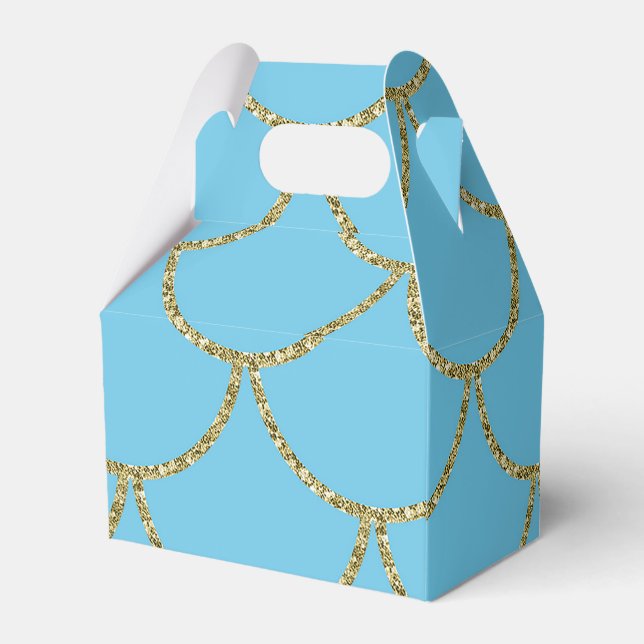 Ballotins Cadeau de fête d'anniversaire Sirène avec reflets  (Arrière)