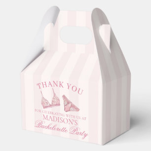 Ballotins Cadeau de Fête de Fiançailles en Dentelle Rose pou
