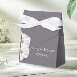 Ballotins cadeau de fleur d'aquarelle aux demoiselles d'honn<br><div class="desc">Une boîte de faveur est un excellent moyen de dire merci à vos amis et à votre famille qui ont aidé au mariage ou/et sont demoiselles d'honneur. Design simple et élégant pour ce couple moderne au goût minimaliste.</div>