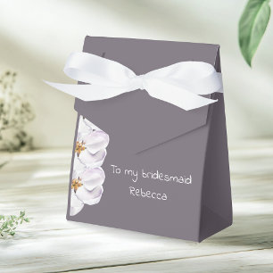 Ballotins cadeau de fleur d'aquarelle aux demoiselles d'honn