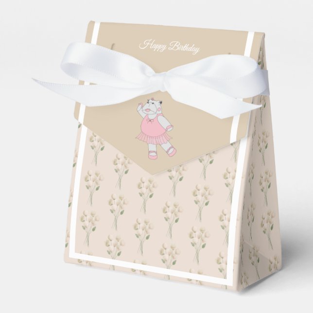 Ballotins Cadeau de fleurs d'été de ballet Hippo illusima/ (Verso)