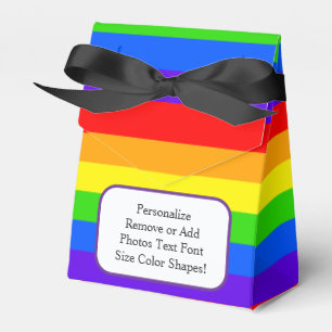 Ballotins Cadeau de mariage - Dessin arc-en-ciel personnalis