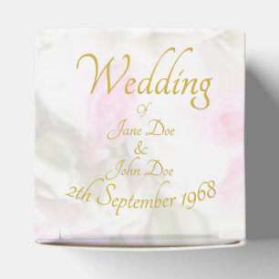 Ballotins Cadeau de mariage - Mariée avec un bouquet de mari