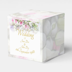 Ballotins Cadeau de mariage - Mariée avec un bouquet de mari