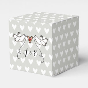 Ballotins Cadeau de mariage pour colombes blanches personnal