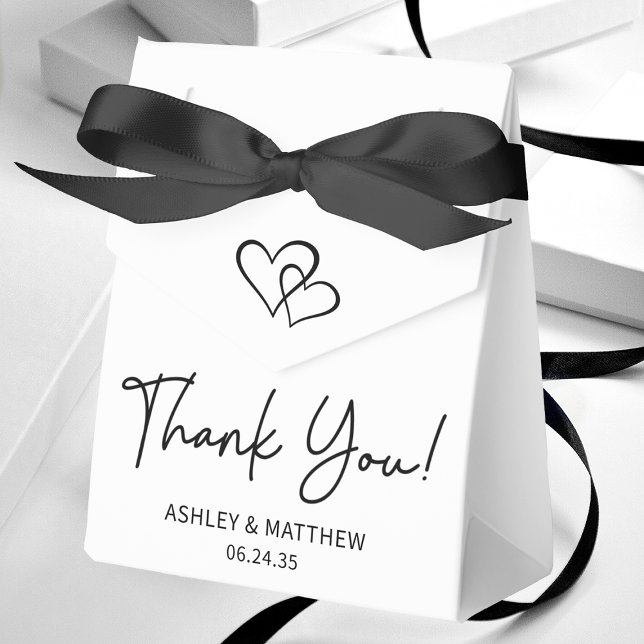 Ballotins Cadeau de remerciement de mariage Simple Hearts (Créateur téléchargé)