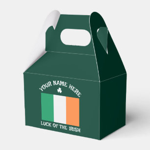 Ballotins Cadeau de Saint-Patrick personnalisé Trèfle irland