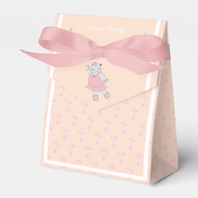 Ballotins Cadeau de tulipes pastel Illusima Hippo Ballet/ (Verso)