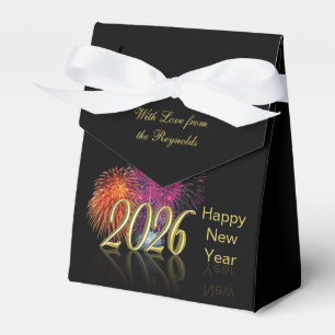 Ballotins Cadeau Feu d'Artifice Bonne Année 2026 Or
