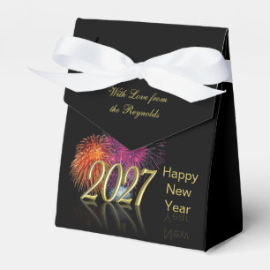 Ballotins Cadeau Feu d'Artifice Bonne Année 2027 en Or