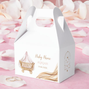 Ballotins Cadeau personnalisé Aqiqah pour Baby Shower islami
