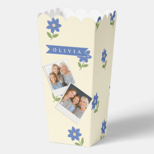 Ballotins Cadeau personnalisé avec motif de fleur sauvage bl