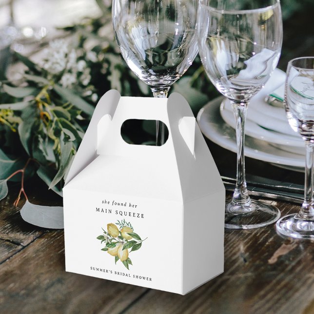 Ballotins Cadeau principal élégant Lemon Citrus Shower de ma (Créateur téléchargé)