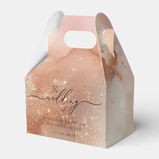 Ballotins Cadeau rose Gold Dust Watercolor (Verso)