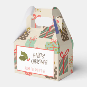 Ballotins Cadeaux de Noël rétro vintage