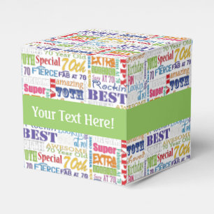 Ballotins Cadeaux Uniques Et Spéciaux 70e Anniversaire