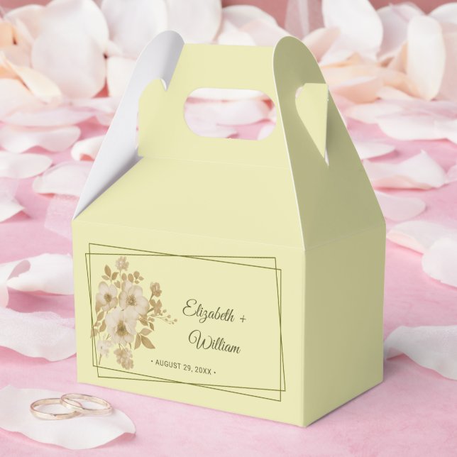 Ballotins Cadre Rose – Mariage Jaune Céleste (Mariage)