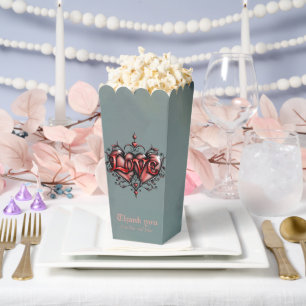 Ballotins Cadre Steampunk avec Roses rouges et Engrenages