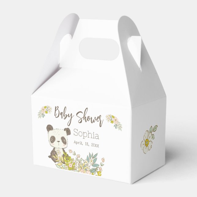 Ballotins Caja Baby Shower Panda (Verso)