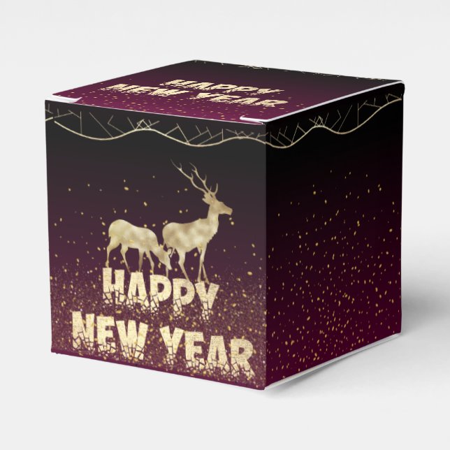 Ballotins Caja de regalo  elegante para navidad (Verso)