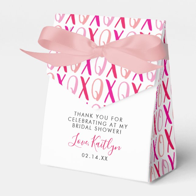 Ballotins Câlins et bisous (XOXO) Mariage Saint-Valentin (Verso)