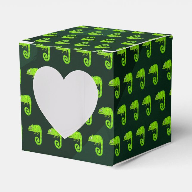 Ballotins Caméléon vert mignon (Verso)