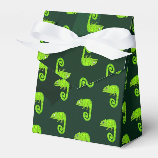 Ballotins Caméléon vert mignon (Verso)