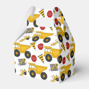 Ballotins Camions De Construction, Boîte Cadeau, Gable