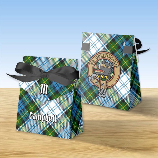 Ballotins Campbell Crest au-dessus de Tartan (Créateur téléchargé)