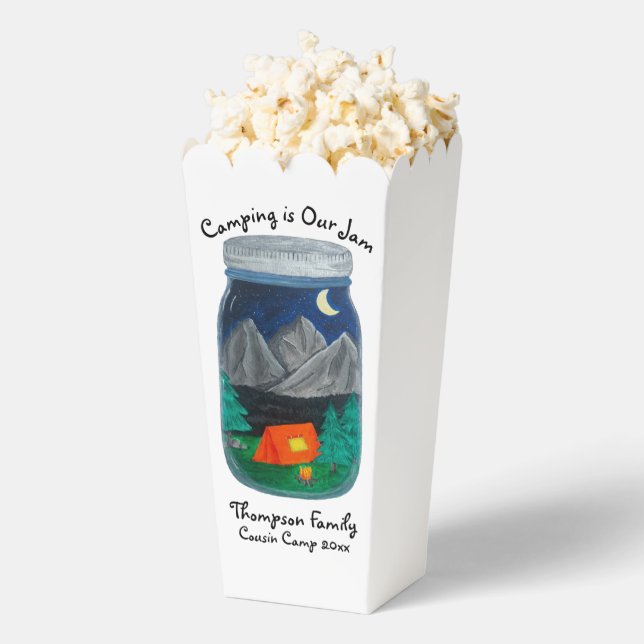 Ballotins Camping is Our Jam Tent and Mountains in Jar (Sauté)