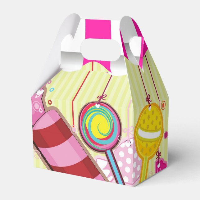Ballotins Candy land ballotin de fête d'anniversaire (Verso)