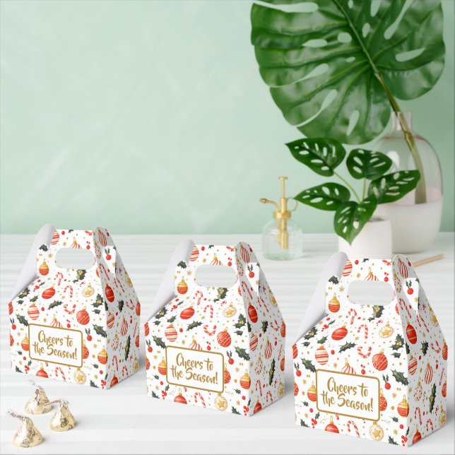 Ballotins Candy & Ornaments Bright Christmas Pattern (Multiple)