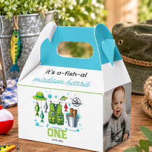 Ballotins Canne à pêche vintage "O-Fish-Ally One" 1er annive