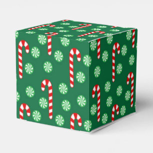 Ballotins Canne en bonbons rouge et verte de Noël