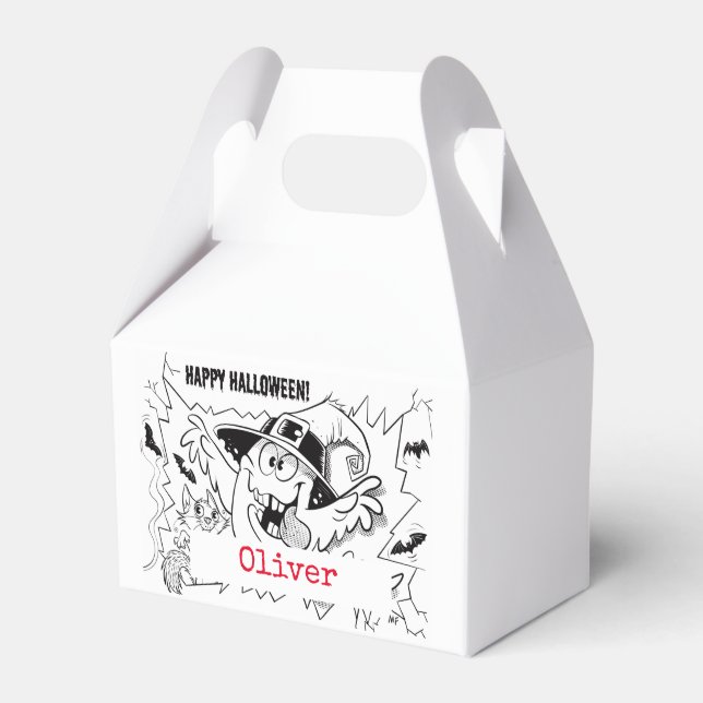 Ballotins Caricature fantôme éffrayant enfants sur mesure (Verso)