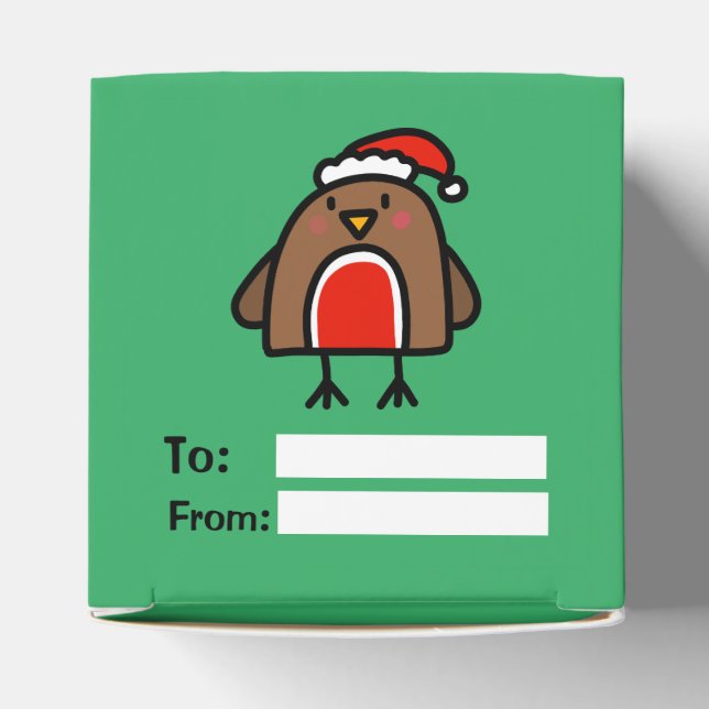 Ballotins Caricature Noël Robin Fun Kids (Haut)