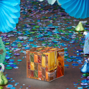 Ballotins Carreaux de Mosaïque en Verre Automne Chaud - Ambr