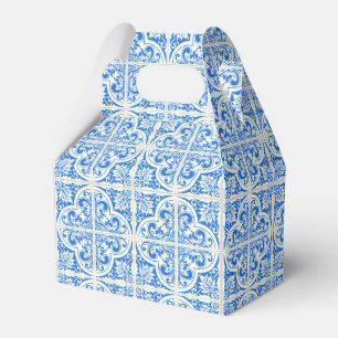 Ballotins Carreaux de style méditerranéen bleu