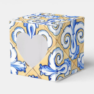 Ballotins Carreaux espagnols - Azulejo Bleu, Jaune et Blanc