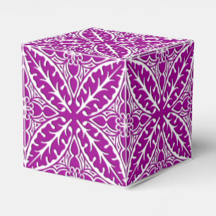 Ballotins Carreaux marocains - améthyste violet et blanc
