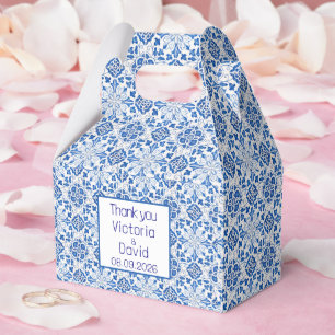 Ballotins Carreaux Portugais Mariage Méditerranéen Bleu