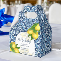 Carrelage bleu et citron Amalfi Italien mariage me