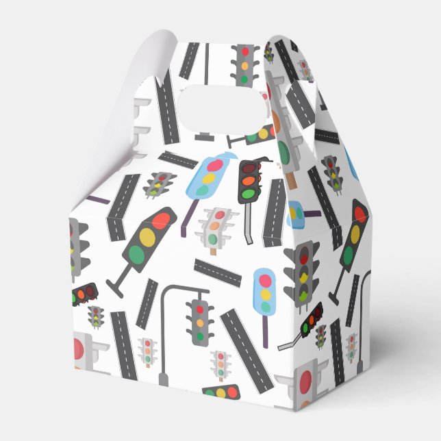 Ballotins carrelage de garçons feux de circulation routes tr (Verso)