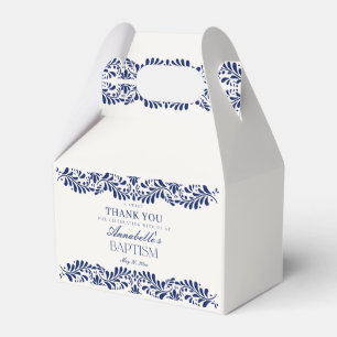 Ballotins Carrelage Talavera bleu Fiesta Baptême Dessert