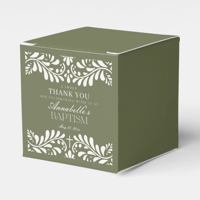 Ballotins Carrelage Talavera Vert Style espagnol Fiesta Bapt (Verso)