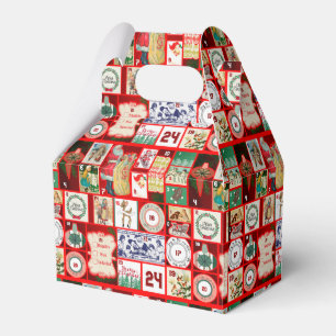 Ballotins Carrés de l'illustration de Noël