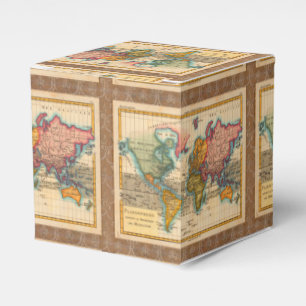 Ballotins Carte du Monde 1780 Bonne Antique Planisphère