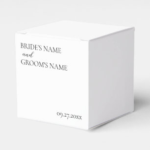 Ballotins Carte minimaliste moderne simple Mariage