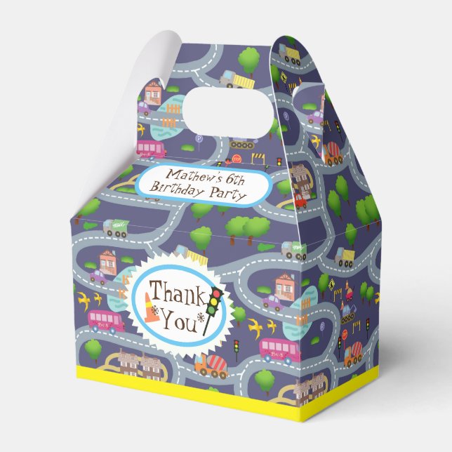 Ballotins Carte routière Ballotin bleu (Verso)