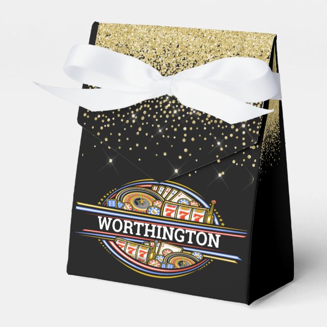 Ballotins Casino élégant - Voir Ballotin arrière (Verso)